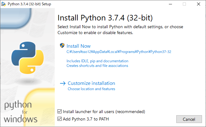 安装python